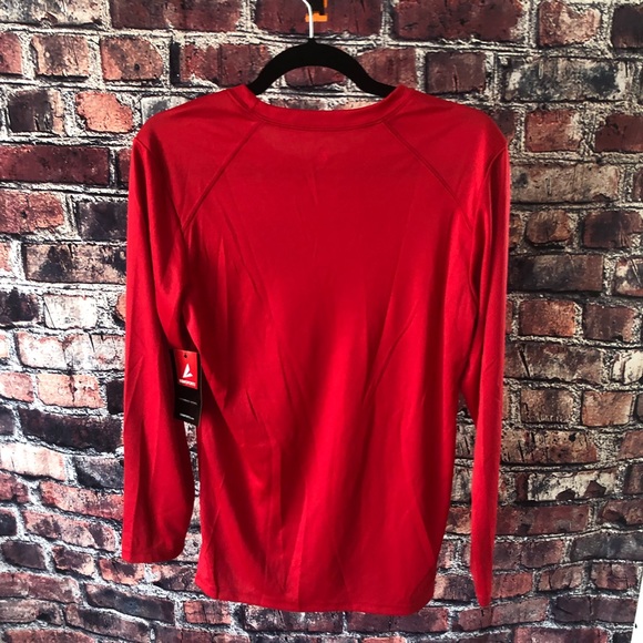 NWT Ridgemont Wolves BSN Sport Womens M Phenom LS T-Shirt Red Win the Crowd - Picture 3 of 5